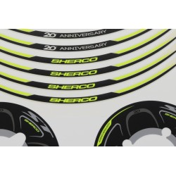 Kit autocollant cerceau de roue SHERCO 2019 20th anniversire la paire