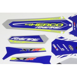 Kit autocollant SHERCO 2020 racing partie plastique