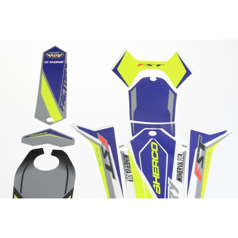 Kit autocollant SHERCO 2020 factory partie plastique