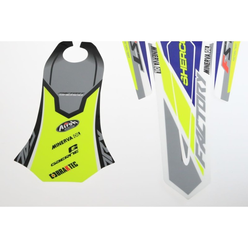 Kit autocollant SHERCO 2020 factory partie plastique