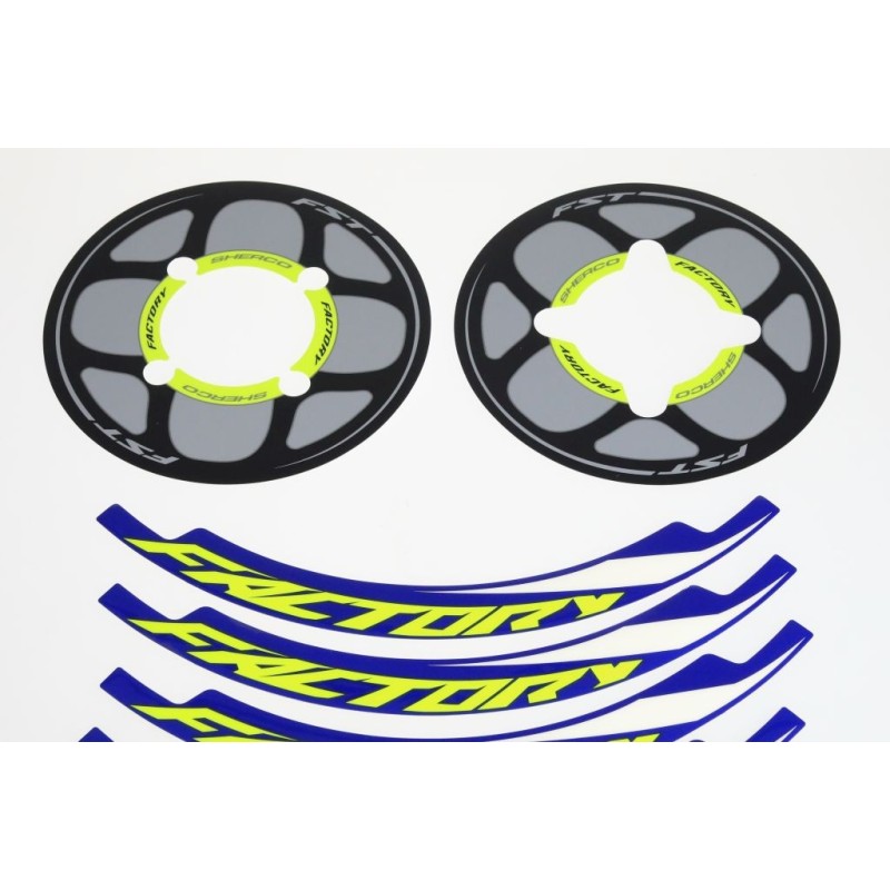 Autocollant protege couronne 2 faces 41 à 44 dents SHERCO 2020 factory