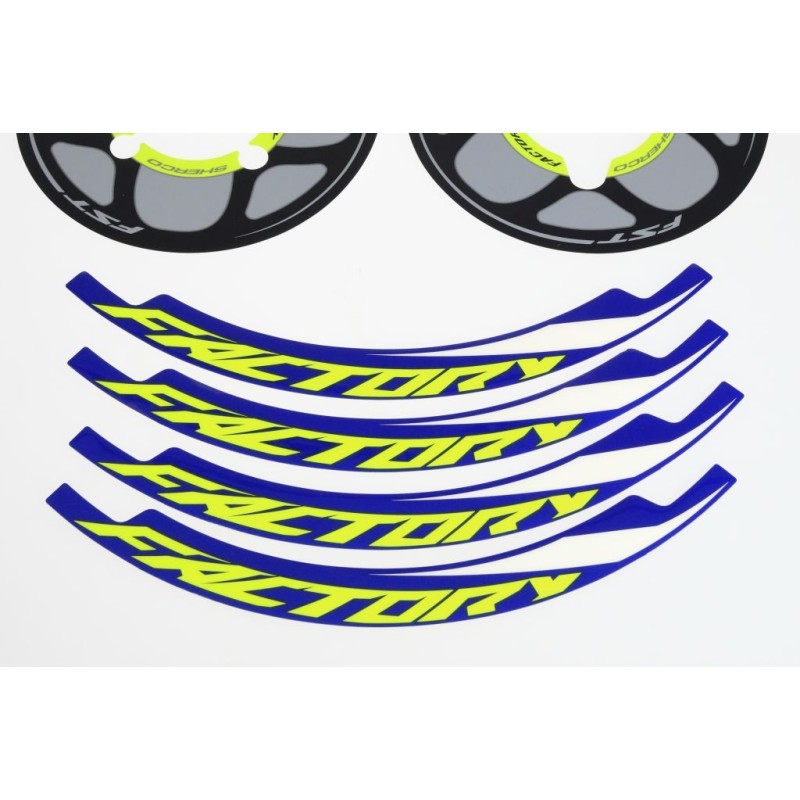 Autocollant protege couronne 2 faces 41 à 44 dents SHERCO 2020 factory