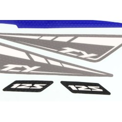 Kit autocollant selle randonnée reservoir SHERCO/SCORPA TY 4t bleu