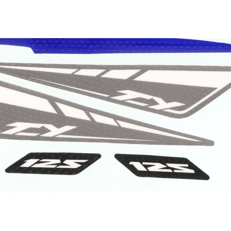 Kit autocollant selle randonnée reservoir SHERCO/SCORPA TY 4t bleu