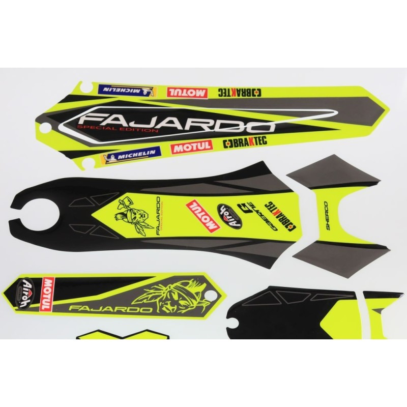 Kit autocollant SHERCO 2020 Fajardo partie plastique