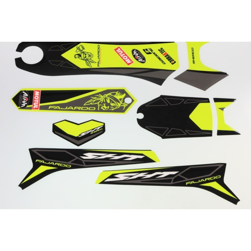 Kit autocollant SHERCO 2020 Fajardo partie plastique