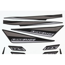 Kit autocollant selle randonnée reservoir longride SHERCO/SCORPA 
