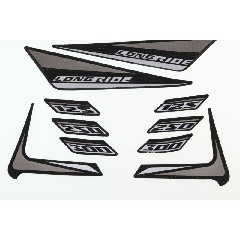 Kit autocollant selle randonnée reservoir longride SHERCO/SCORPA 