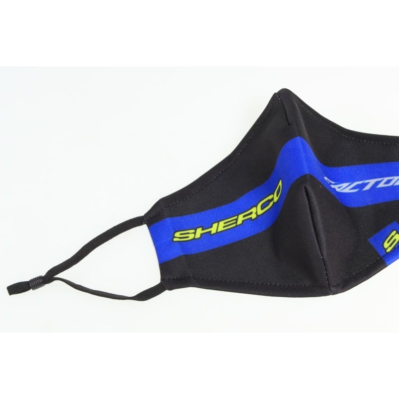 Masque covid SHERCO noir/bleu