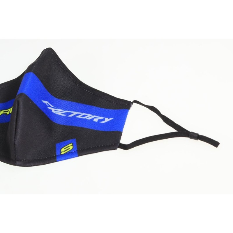 Masque covid SHERCO noir/bleu