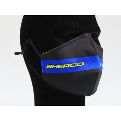Masque covid SHERCO noir/bleu