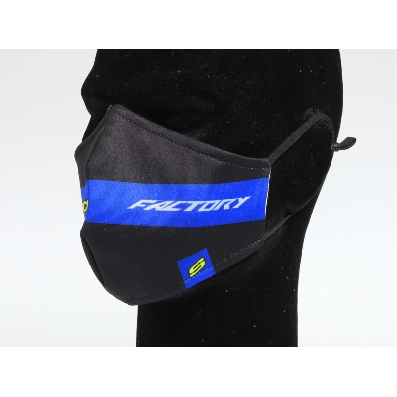 Masque covid SHERCO noir/bleu