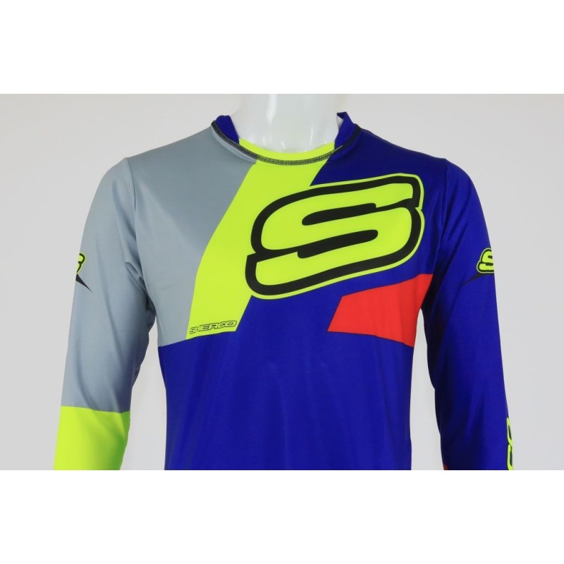 Maillot SHERCO 2021-2022 bleu/jaune/gris