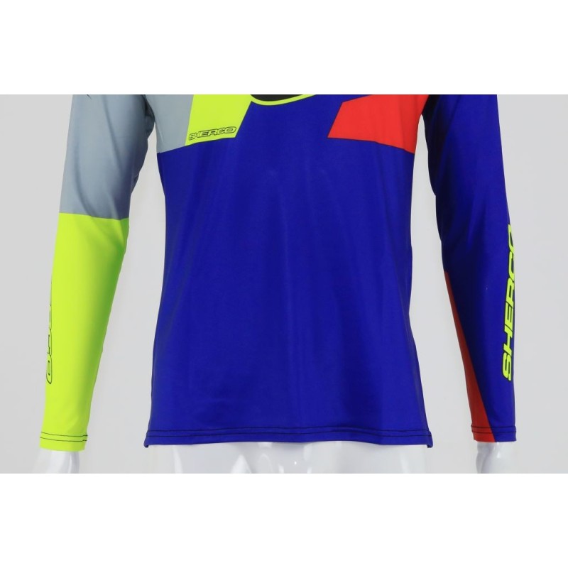 Maillot SHERCO 2021-2022 bleu/jaune/gris