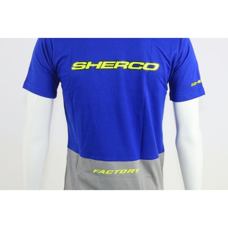 Tee-shirt SHERCO team S bleu/gris