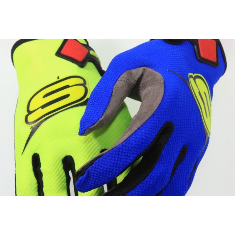 Gants SHERCO trial bleu/jaune 2021