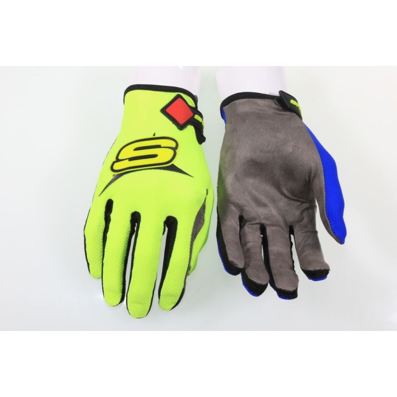 Gants SHERCO trial bleu/jaune 2021