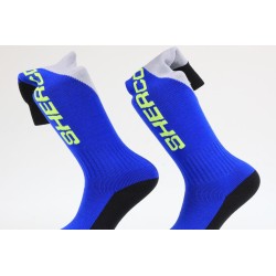 Chaussettes SHERCO 2022 longue bleu/jaune fluo