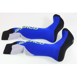 Chaussettes SHERCO 2022 longue bleu/jaune fluo