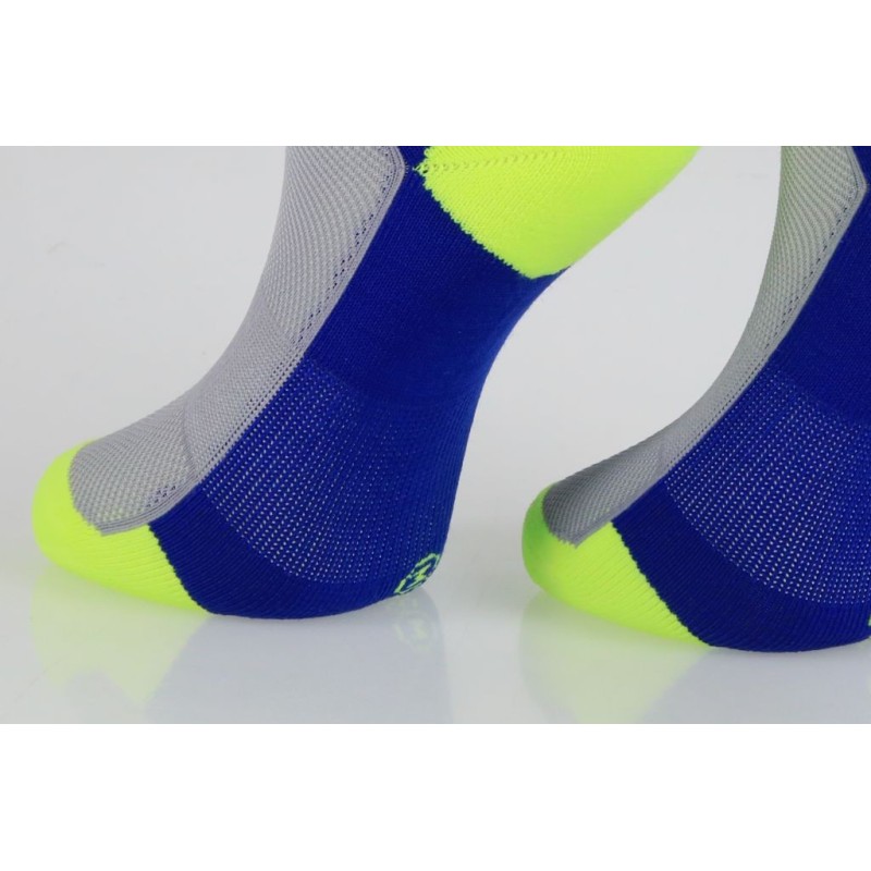 Chaussettes SHERCO 2022 courte bleu/jaune fluo