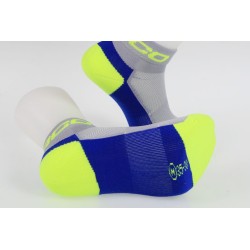 Chaussettes SHERCO 2022 courte bleu/jaune fluo