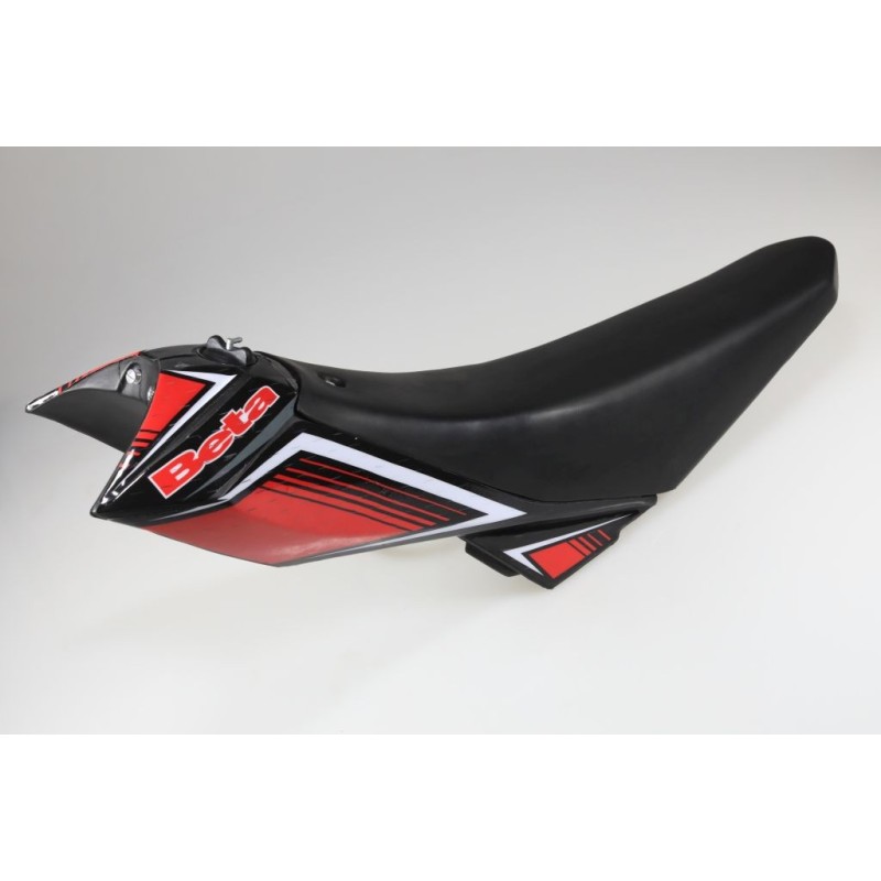 Kit deco selle randonnée reservoir BETA 2000-2023 2T/4T rouge/blanc/noir