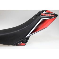 Kit deco selle randonnée reservoir BETA 2000-2023 2T/4T rouge/blanc/noir