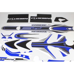 Kit deco SCORPA 2001-2009 SY bleu/noir complet