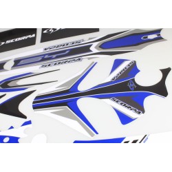 Kit deco SCORPA 2001-2009 SY bleu/noir complet