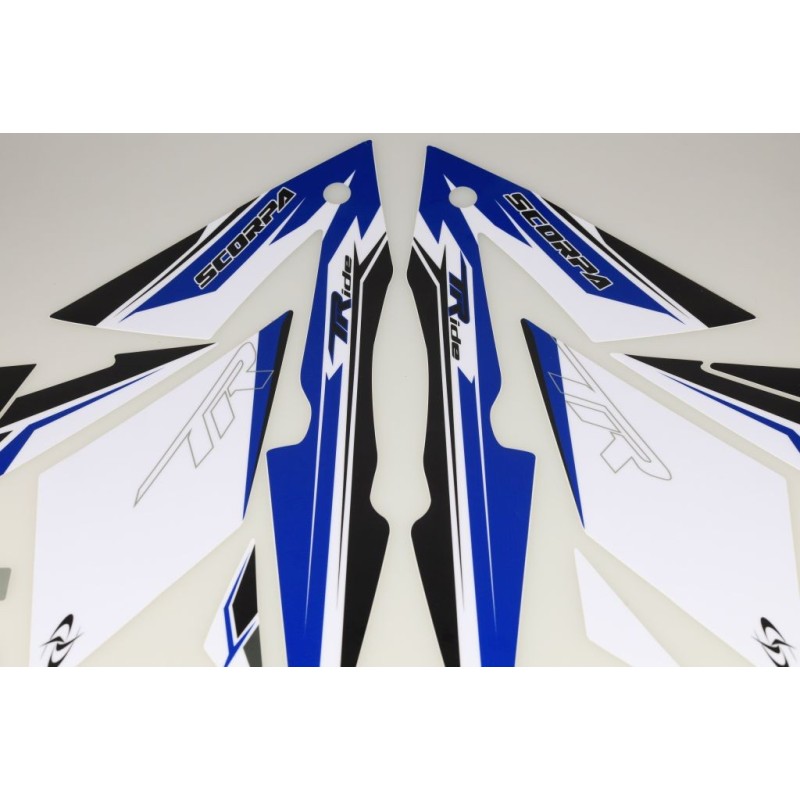 Kit deco SCORPA t-ride complet bleu