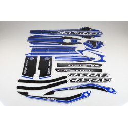 Kit deco GASGAS 2002-2010 complet bleu