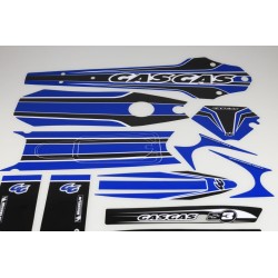 Kit deco GASGAS 2002-2010 complet bleu
