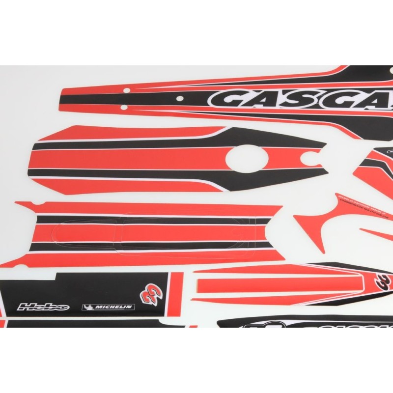 Kit deco GASGAS 2002-2010 complet rouge