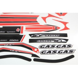 Kit deco GASGAS 2002-2010 complet rouge