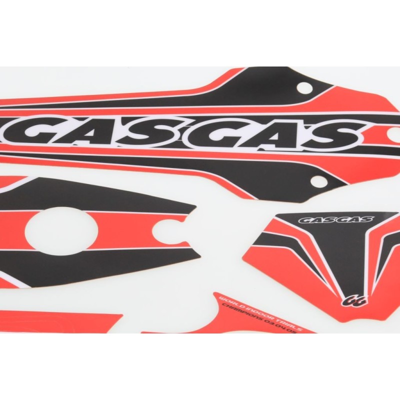 Kit deco GASGAS 2002-2010 complet rouge