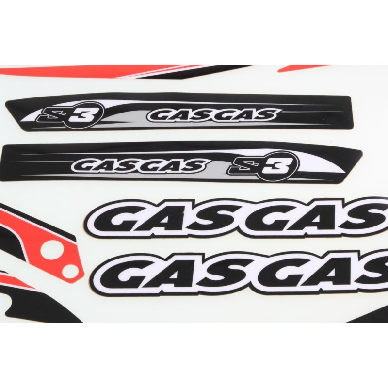 Kit deco GASGAS 2002-2010 complet rouge