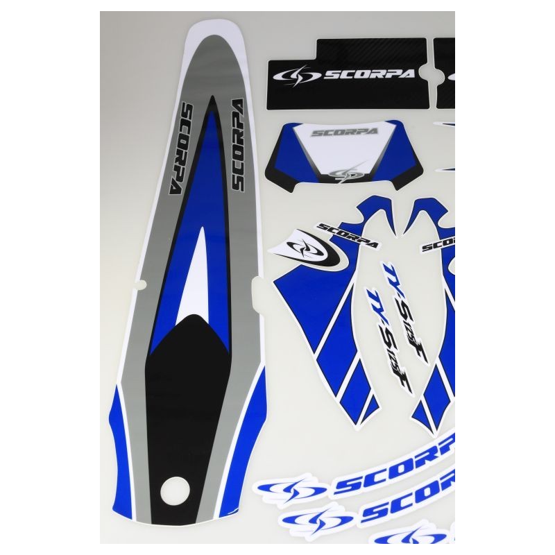 Kit deco SCORPA tys complet bleu