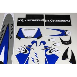 Kit deco SCORPA tys complet bleu