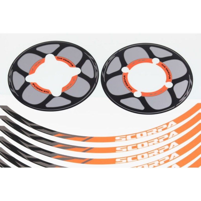 Autocollant protege couronne 2 faces 41 à 44 dents SCORPA 2022 factory