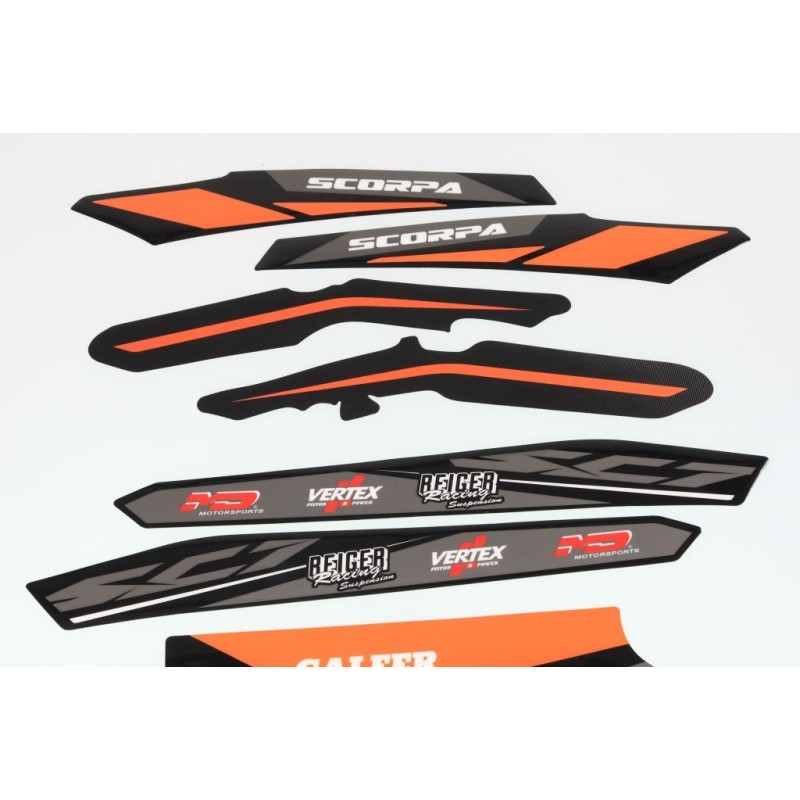 Kit autocollant SCORPA 2022 factory partie cycle