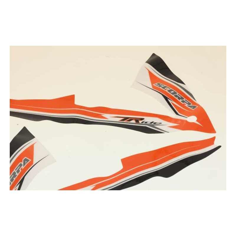 Autocollant cache lateral AV SCORPA t-ride la paire