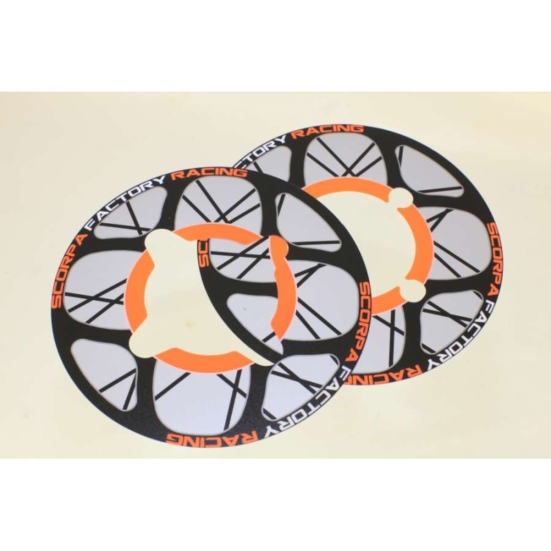 Autocollant protege couronne 2faces 41 à 44 dents SCORPA 2015-2016 factory