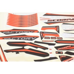 Kit autocollant SCORPA 2015 twenty et factory complet