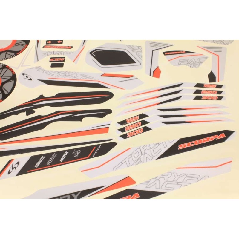 Kit autocollant SCORPA 2016 factory complet