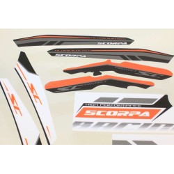 Kit autocollant SCORPA 2017 partie cycle