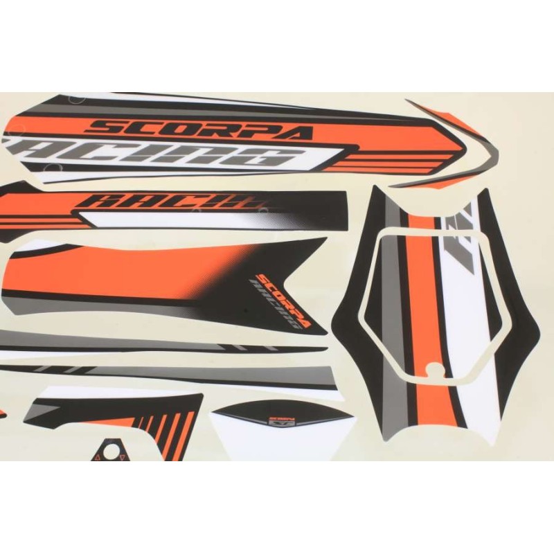 Kit autocollant SCORPA 2017 partie plastique