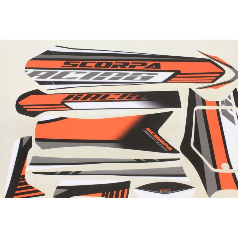 Kit autocollant SCORPA 2017 partie plastique