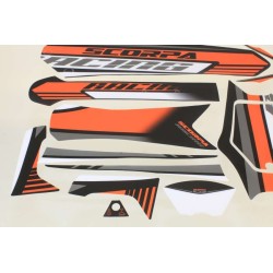 Kit autocollant SCORPA 2017 partie plastique
