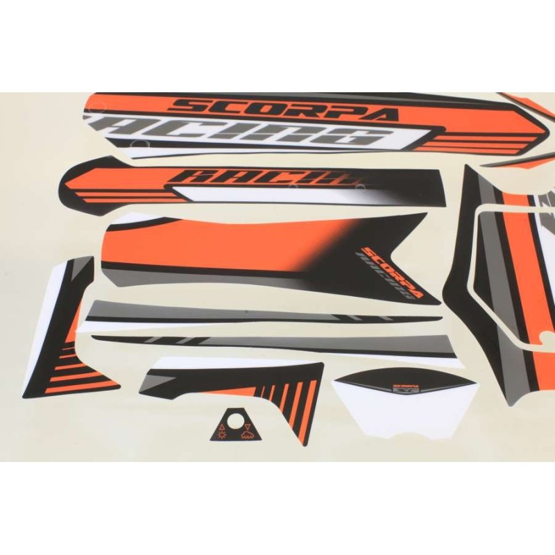 Kit autocollant SCORPA 2017 partie plastique