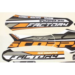 Kit autocollant SCORPA 2017 factory partie plastique
